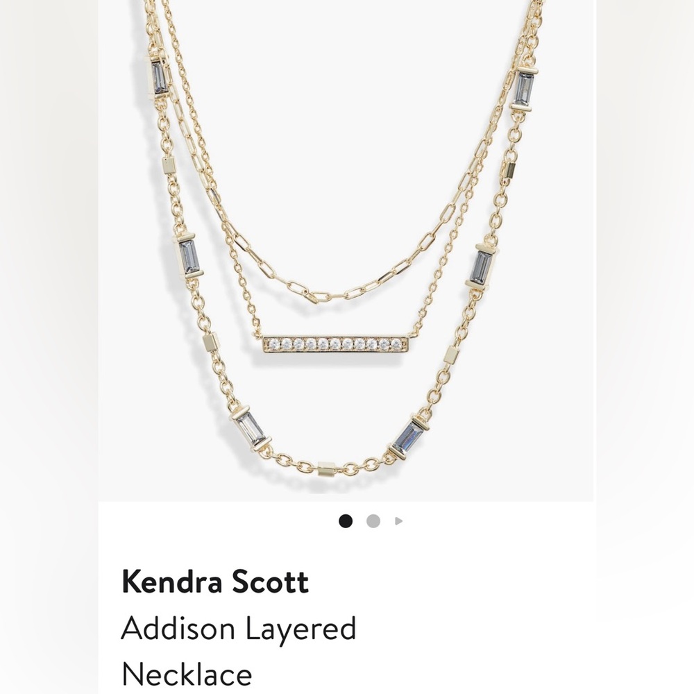 Kendra Scott Addison Necklace in Gold and Silver